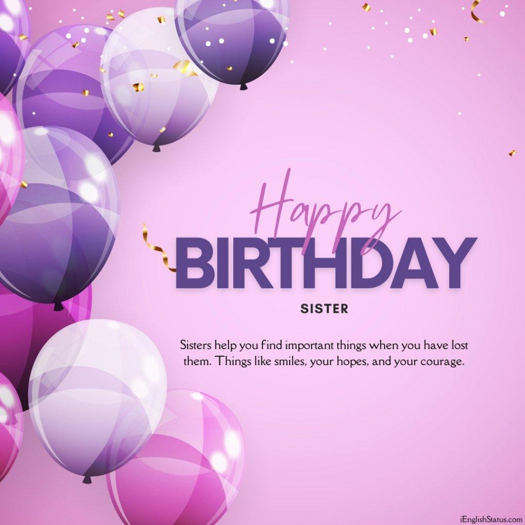 Birthday Quotes for Your Sister